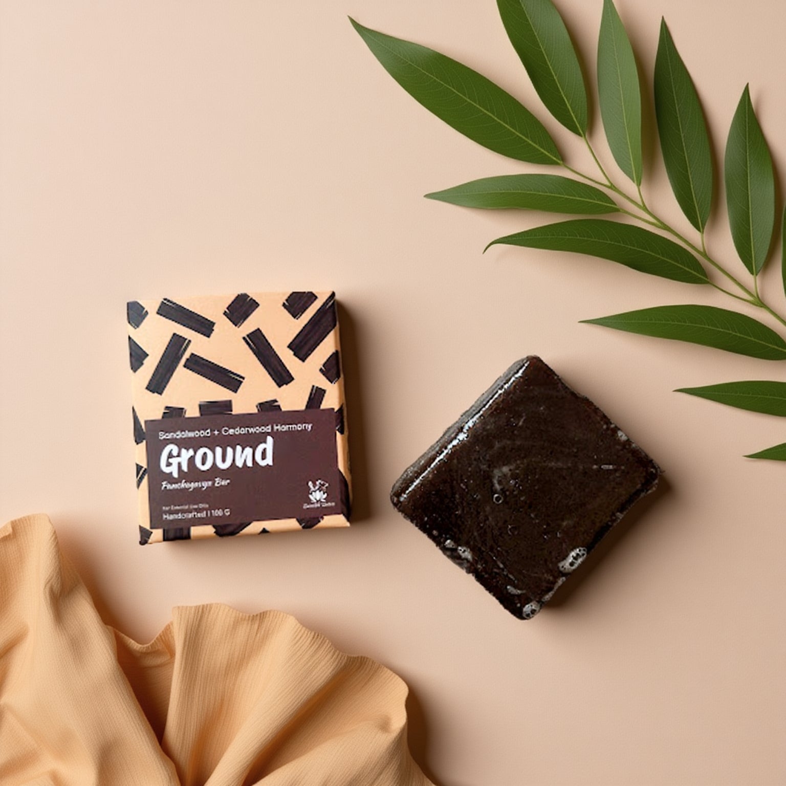 Cedarwood + Sandalwood Harmony – Panchagavya Soap with Woody Essence