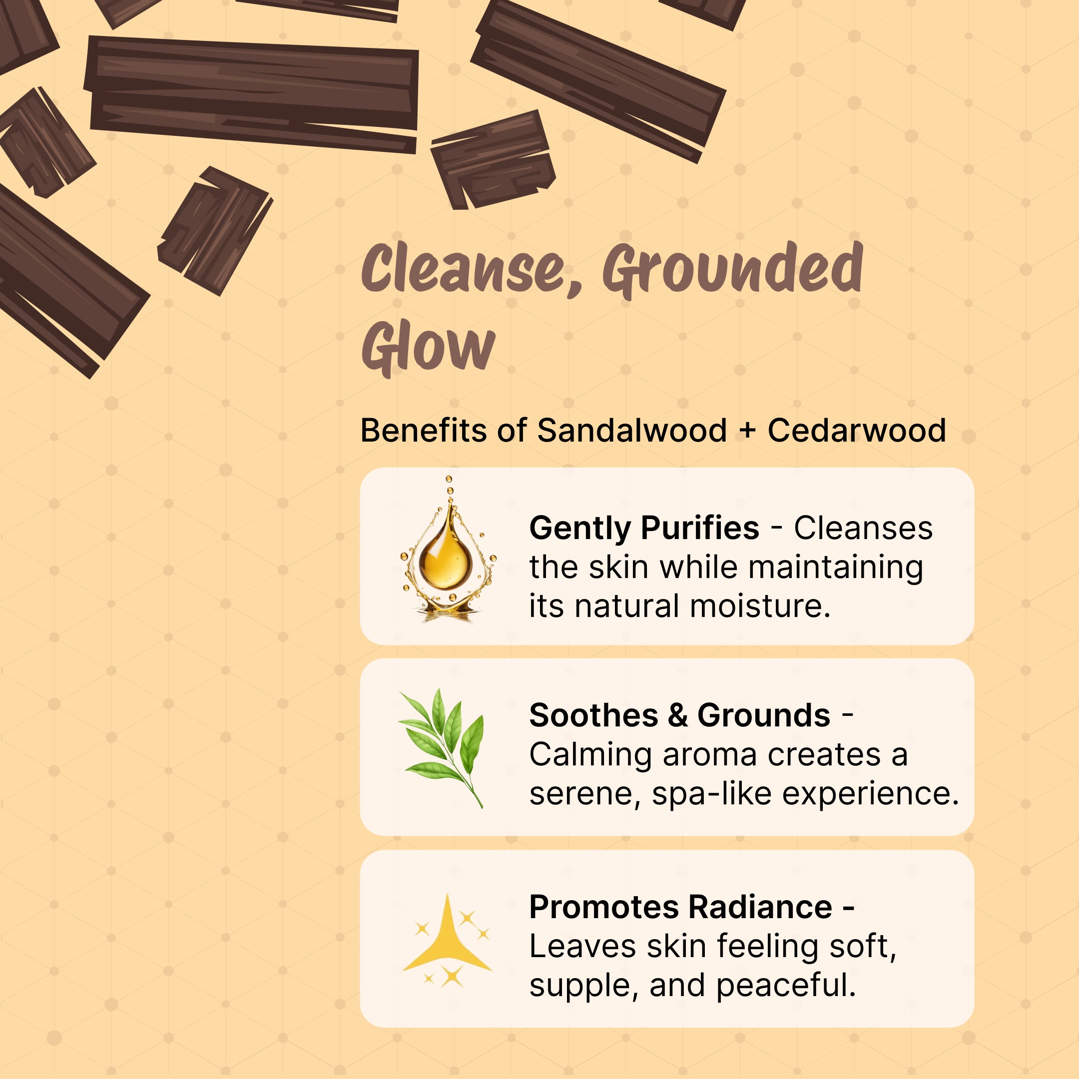 Cedarwood + Sandalwood Harmony – Panchagavya Soap with Woody Essence