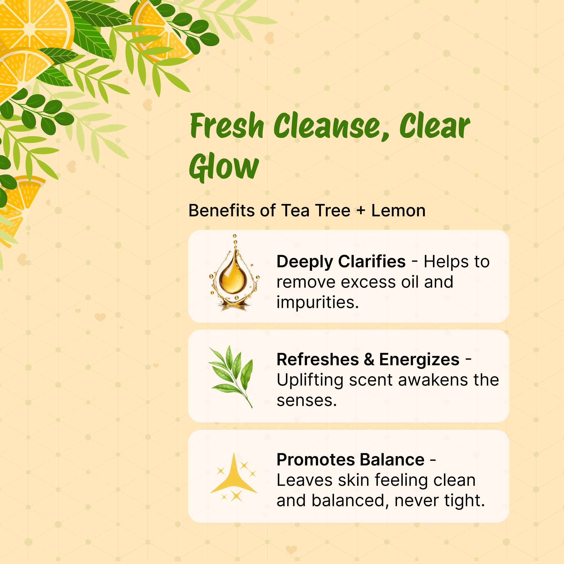 Tea Tree + Lemon Zest – Panchagavya Soap with Citrus Oils