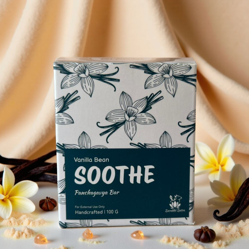 Vanilla Bliss – Panchagavya Soap with Vanilla Extract